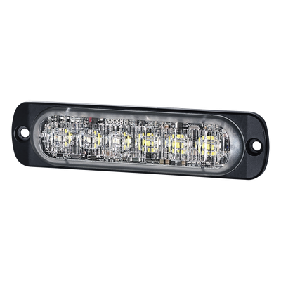SP12RB - Luz Auxiliar LED / 12 LED / Rojo/Azul / Perfil Ultra Delgado 9 mm / 28 Patrones / SAE J595 Clase 1 / ECE R65 Clase 1