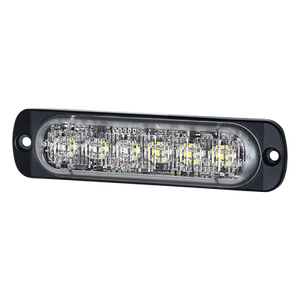 SP12RB - Luz Auxiliar LED / 12 LED / Rojo/Azul / Perfil Ultra Delgado 9 mm / 28 Patrones / SAE J595 Clase 1 / ECE R65 Clase 1