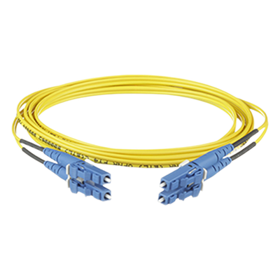 F92ERLNLNSNM005 - Jumper de Fibra Óptica Monomodo 9/125 OS2 / LC-LC Dúplex / OFNR Riser / LSZH / 5 m (16.40 pies)