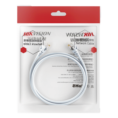 DS-1NP6UEC0-100-W - Cable de Parcheo / UTP / Cat. 6 / 24 AWG / 1 Metro (3.28 Pies) / Blanco / PoE+ / Interior