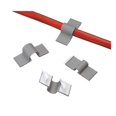 A2C50-A-C8 - Clip adhesivo / 12,7 mm / 200 mm largo / 2,5 mm ancho / Nylon 6.6 UV / -40°C a 85°C / UL 62275