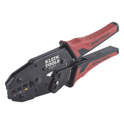 3005-CR - Pinza Ponchadora para Terminales con Aislamiento en Cable de Cobre Sólido y Trenzado de 10-22 AWG.