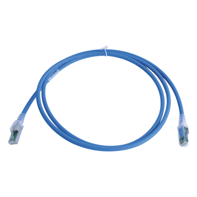 ZM6A-S05-06 - Patch Cord Z-MAX Cat6A S/FTP, CM/LS0H, 5ft, Color Azul