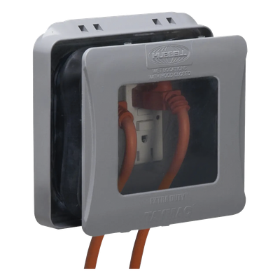HUB-ML-2500G - Cubierta Impermeable / 2 Entradas / Montaje Vertical / Servicio Pesado / Expandible / 6.15 x 5.77 in / NEMA 3R / 106.45 in³