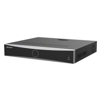 DS-7716NXI-K4(E) - NVR IP / 16 Canales / 12 Megapixel (4K) / AcuSense / Reconocimiento Facial / 4 Bahías HDD / HDMI 4K / Alarmas I/O