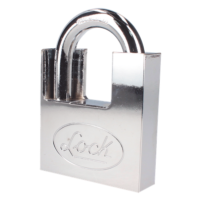 SYS-L22-A70-DCSB - Candado de acero / Guarda anti-palanca / Cromo satinado / Doble cerrojo / 70 mm / Nivel seguridad 7 / 4 llaves Abloy