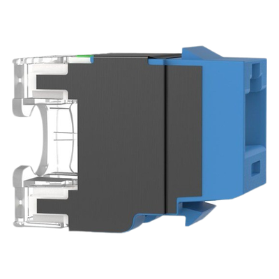 NK6X88MBU - Módulo Jack de Cobre / Categoría 6A / 500 MHz / Terminación 110 / Keystone / RJ45 / Azul