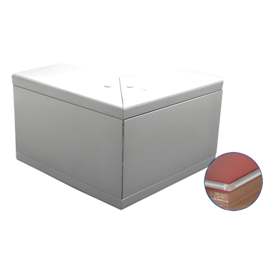 INKA-151-EE - Esquinero exterior de Aluminio, para canaleta INKA151 (8410-81001)