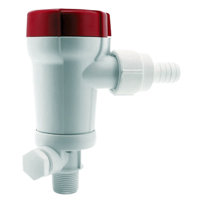603FC - Bomba para Tanque de Cebo / 800 GPH / 12 VDC / Entrada Recta Grifo de Mar / Anti-Airelock / 3/4" NPT / Twist & Click