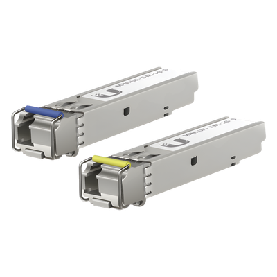 UF-SM-1G-S - UFiber Módulo SFP, transceptor MiniGibic MonoModo 1.25 Gbps, distancia 3km, un conector LC, incluye 2 tranceptores