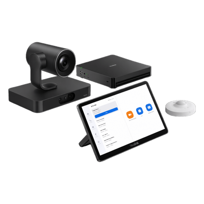 ZVC-S80-C5U-000 - Sistema de Videoconferencia / Zoom Rooms / Cámara Dual 4K / 4 Lentes / Zoom Óptico 20x / Panel Táctil 11.6" / Procesador Intel Ultra5 con NPU / IA Avanzada
