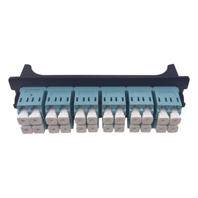 LP-FO-LC-D12-MM - Placa Acopladora / 12 Puertos LC Duplex / Fibra Multimodo / Compatible ODF-8024