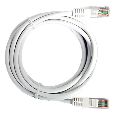 LP-UT3-100-WH - Cable de Parcheo UTP Cat5e / 1 Metro (3.28 Pies) / Blanco / RJ45 / 100 Ohms