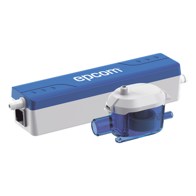 BCON - Bomba de Condensado / Ultra Silenciosa 19 dB(A) / Altura Descarga 7 m (23 ft) / Caudal 12 L/h / Capacidad Tanque 35 mL / Plug & Play / 100-230V~