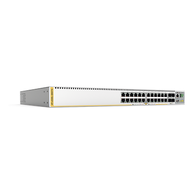 AT-X530L-28GTX-10 - Switch Capa 3 / 24 x Gigabit / 4 x SFP+ 10G / Stackeable / Doble Fuente / 128 Gbps / 95.2 Mpps