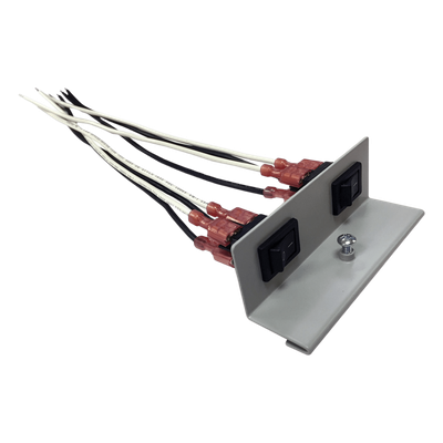 RSB2 - Soporte de interruptor basculante / Doble / 250 VCA / 15 A / 18 AWG / 0.82 m (2.7 ft)