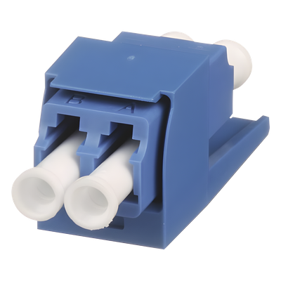CMDSLCZBU - Módulo Acoplador / LC Duplex / Monomodo OS1/OS2 / Mini-Com / Cerámica Zirconia / 1 Espacio Modular