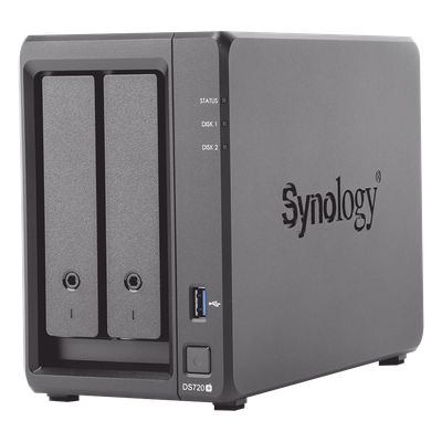 DS720PLUS - Servidor NAS de escritorio con 2 bahías / Expandible a 7 bahías / Hasta 112 TB