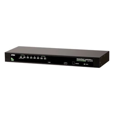 CS1308 - Conmutador KVM VGA de 8 puertos / Control de 64 computadoras / Resolución 2048x1536 / USB-PS/2 / Montaje Rack 19" / 1U