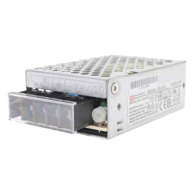 RS-25-5 - Fuente de Poder Conmutada / 25W / 5Vcc / 5A / Entrada 100-240Vca / 51x28x78 mm / 2.0x1.1x3.1 in