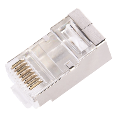 TC-6S - Conector RJ45 / Cat6 Blindado / FTP-STP / 100 Piezas / Industrial