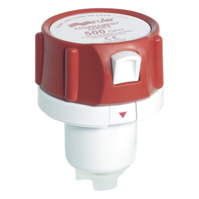 45DR - Bomba de reemplazo / 500 GPH (1893 LPH) / 12V DC / 2.5A fusible / 1.1 pies cúbicos por hora