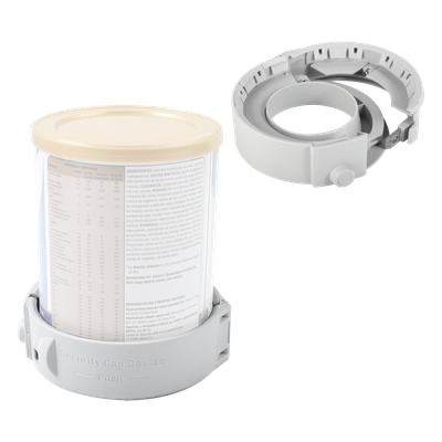 T704/B - Sujetador de Seguridad RF / Frecuencia 8.2 MHz / Diámetro Ajustable 100.5 a 102.5 mm / Alarma 95 dB / Detección 1.5 m