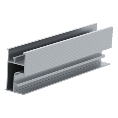 EPL-SR3-4400 - Riel 3 para montaje de módulos fotovoltaicos de aluminio anodizado de 4400mm.