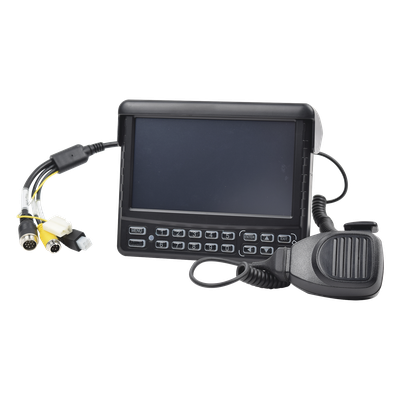 XMRCP4 - Panel de Control Táctil / Pantalla 7" / Audio Bidireccional con Megáfono / Cable 5 m (16.4 ft) / 12 VDC / -20°C a 70°C