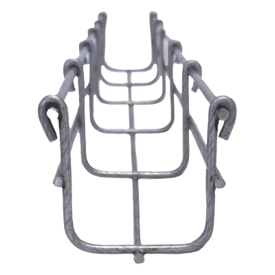 CH-54-50BM - Charola Tipo Malla / 54/50 mm / 3 m (9.8 ft) / Bimetálica / 43 Cables Cat6 / Exterior y Zonas Húmedas