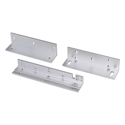 DS-K4H258-L/Z - Kit de Montaje Z y L / Para Cerradura Magnética / Puertas de Madera y Metal / Alineación Precisa