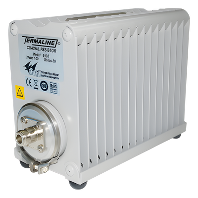 8135 - Carga Terminal Coaxial de RF / 150 W Continuos / Refrigerada por Aceite / DC-4 GHz / N Hembra / 50 Ω / -40°C a +45°C / 1.25 ft x 0.82 ft x 0.82 ft (380 ml)