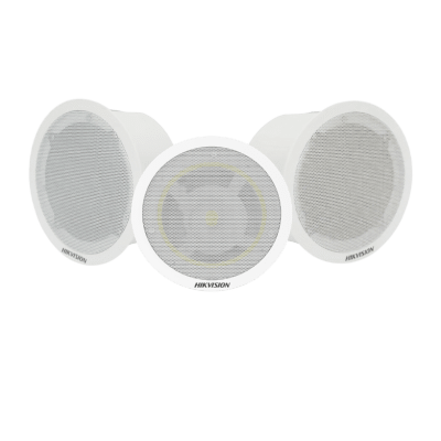 DS-QAZ-KIT203-BS - Kit Altavoz IP / Principal + 2 Secundarias / Bluetooth / PoE+ / 4 GB / Voceo y Calendarización de Audios