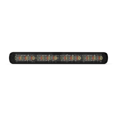 CD3804RBAW - Luz LED de Advertencia / Perfil Ultra Delgado 11" / Quadcolor Rojo/Azul/Ámbar/Blanco / 48 LED / IP67/IP69K / Traffic Advisor