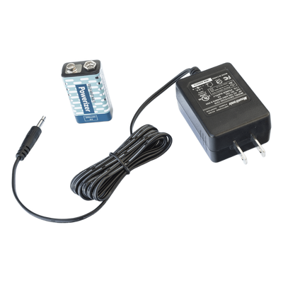 9VBCV2 - Cargador y Batería Recargable / 9 Vcc / Salida Dual 2x 9V 16 mA / Alimentación 120 Vca / Detector Portátil