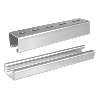 UNL-4X2-U30-EZ - Unicanal liso / 4x2 cm / 3000 mm (9.84 ft) / Calibre 16 / ElectroZinc