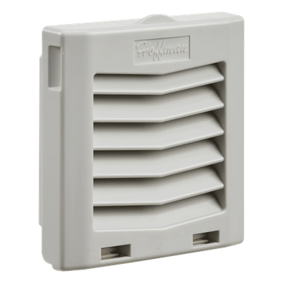 HG0500404 - Rejilla de Escape con Filtro / IP54 / Click-Fit / 5 in (127 mm) / Gris Claro RAL 7035