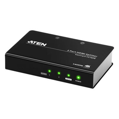 VS182B - Distribuidor HDMI / 2 Puertos / 4K@60Hz 4:4:4 / HDMI 2.0 / HDCP 2.2 / HDR10+ / 5m (16.4 ft)