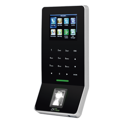 F22-ID - Terminal Biométrica de Huella / 3,000 Huellas 5,000 Tarjetas / WiFi / Pantalla 2.4" / TCP/IP RS485 / ADMS / Control de 1 Puerta