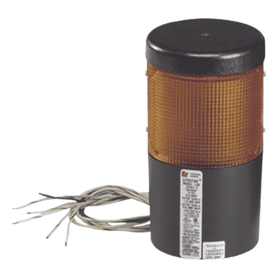 LSL-024-A - Módulo de luz LED / 24 VCD / Ámbar / Policarbonato resistente al impacto / Montaje superficial o tubo NPT 3/4"