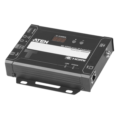 VE8950T - Transmisor Video sobre IP HDMI / 4K Ultra HD 4096x2160 @ 30Hz / Compresión Lossless / Latencia Ultra Baja / PoE 802.3af / Video Wall 8x8 / RS-232 e IR / Daisy Chain