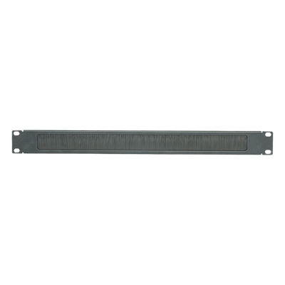 BR1B - Tapa Ciega para Rack / Tipo Cepillo de Nylon / 1 UR / 19 in / Gestión Térmica / Acero Negro