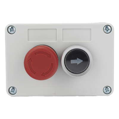 XBS-SW-23 - Botonera de Control / Doble Canal / IP40 / Contactos NC/NO / -20 a 50 °C / Barreras y Operadores Vehiculares