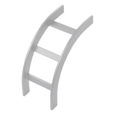 LIB12W - Accesorio de Escalerilla / Curva Vertical Interior / 12 in (305 mm) Ancho / Acero / Blanco