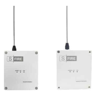 SFLORAKIT - Kit Inalámbrico de Largo Alcance / 2,500 m (8,202.1 ft) / Frecuencia 433.92 MHz / 2 Relevadores / Contacto Seco / -20°C a +80°C