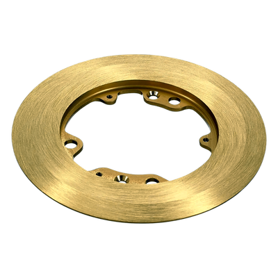 HUB-S3082 - Tapa Redonda para Caja de Piso / Aluminio Cepillado / 6.25 in (158.8 mm) Diámetro.