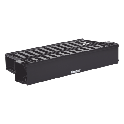 WMPH2E - Organizador de Cables Horizontal / Doble Frontal y Posterior / 2UR / 19in / Con Tapa Extendida