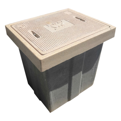 LPRL1T3T - Registro de Telecomunicaciones / 1 Tapa / Resistencia 3 Toneladas / Uso Peatonal / Diseño Compacto