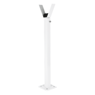 XB-POST - Poste para brazos de barrera / Acero / Altura ajustable / 4 m / 13.1 ft / Compatible universal
