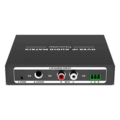 TTMOIPATX - Extensor de Audio sobre IP / PCM 2.0 / Alcance 120 m (393.7 ft) / Matriz Flexible 1:1 1:N N:N / Múltiples Interfaces Analógicas / Protección ESD Nivel 2